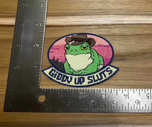 Giddy up sluts patch