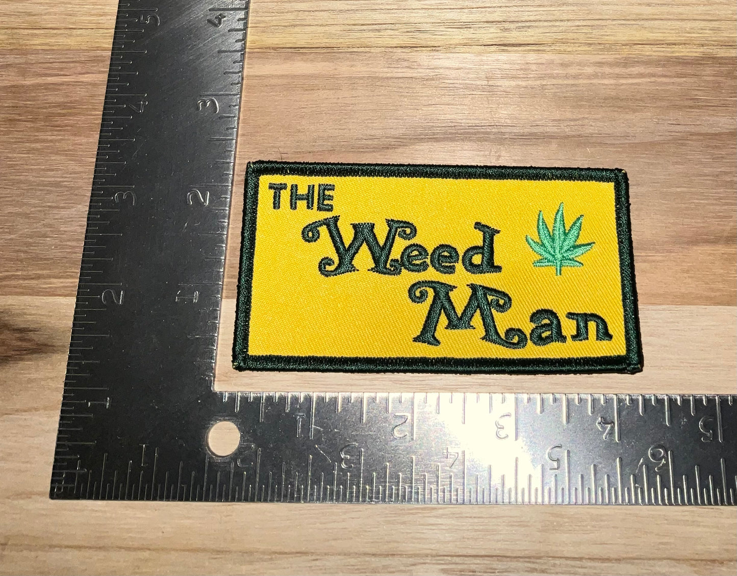 The weed man patch