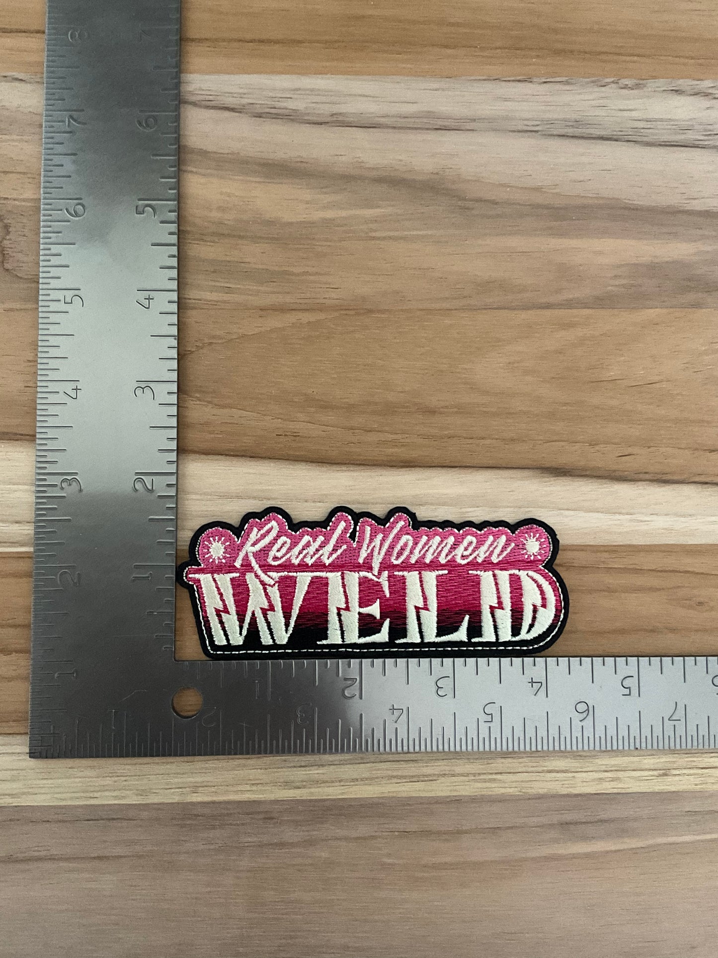 Her patch "Real women weld"