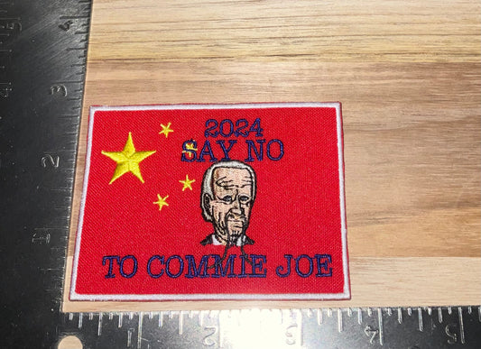 2024 say no to commie Joe patch