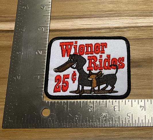 25 ¢ wiener rides patch