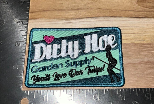 Dirty hoe garden supply patch