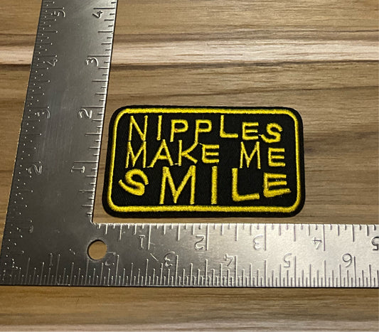 Nipples make me smile patch